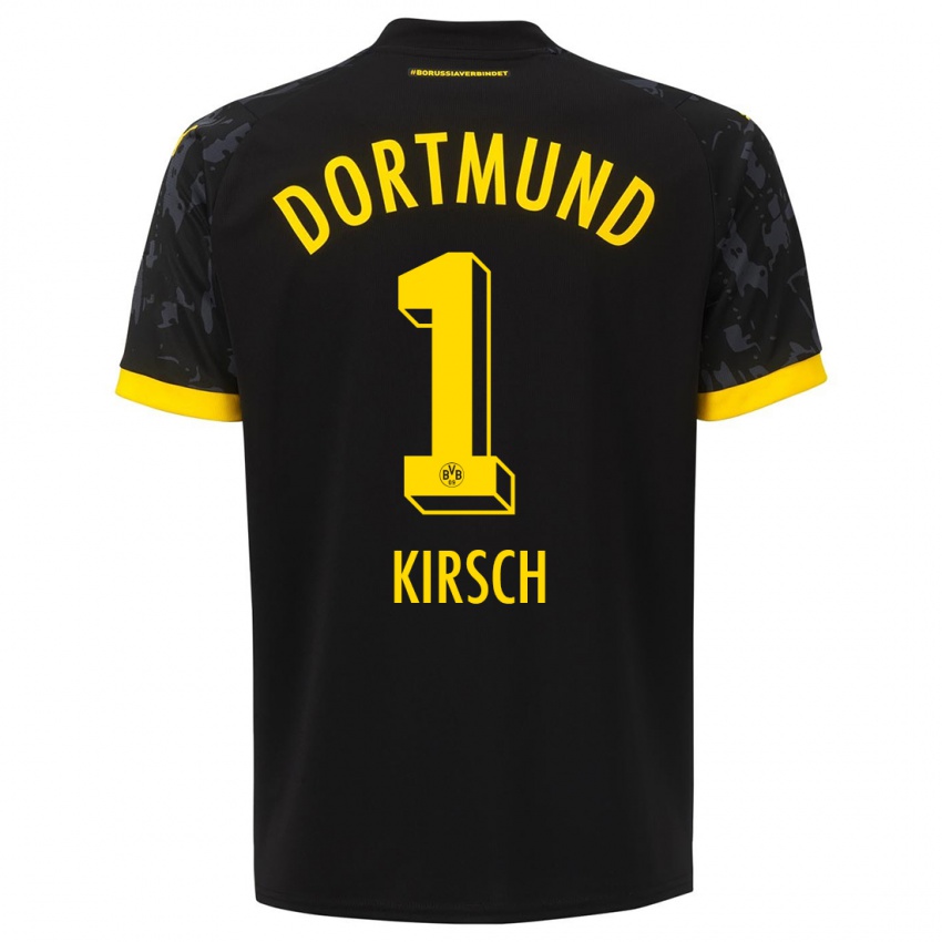 Kinder Marian Kirsch #1 Schwarz Auswärtstrikot Trikot 2023/24 T-Shirt Österreich