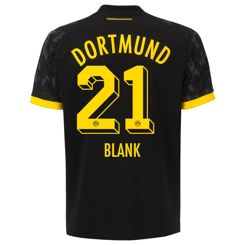 Kinder Hendry Blank #21 Schwarz Auswärtstrikot Trikot 2023/24 T-Shirt Österreich