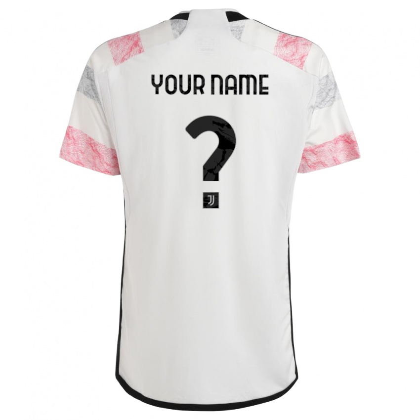 Kinder Ihren Namen #0 Weiß Rosa Auswärtstrikot Trikot 2023/24 T-Shirt Österreich
