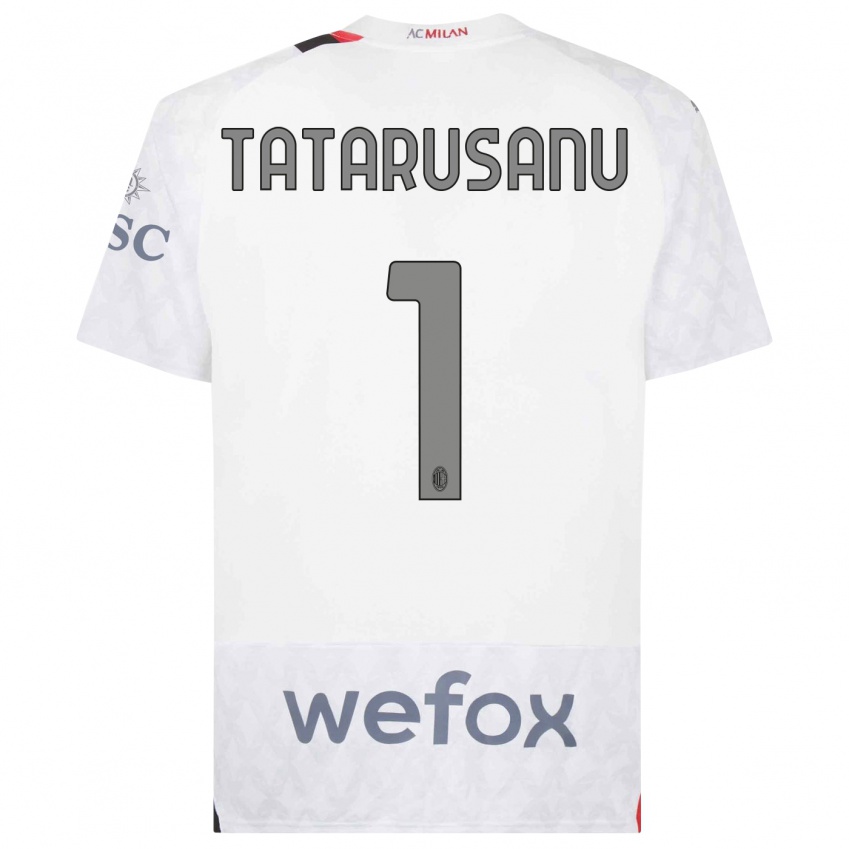 Kinder Ciprian Tatarusanu #1 Weiß Auswärtstrikot Trikot 2023/24 T-Shirt Österreich