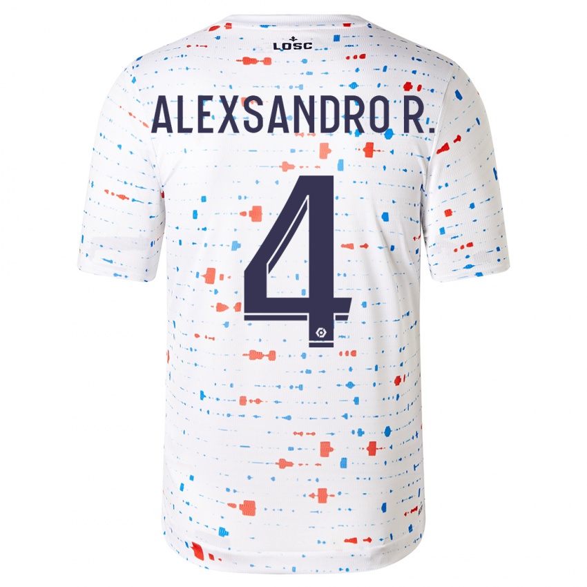 Kinder Alexsandro #4 Weiß Auswärtstrikot Trikot 2023/24 T-Shirt Österreich