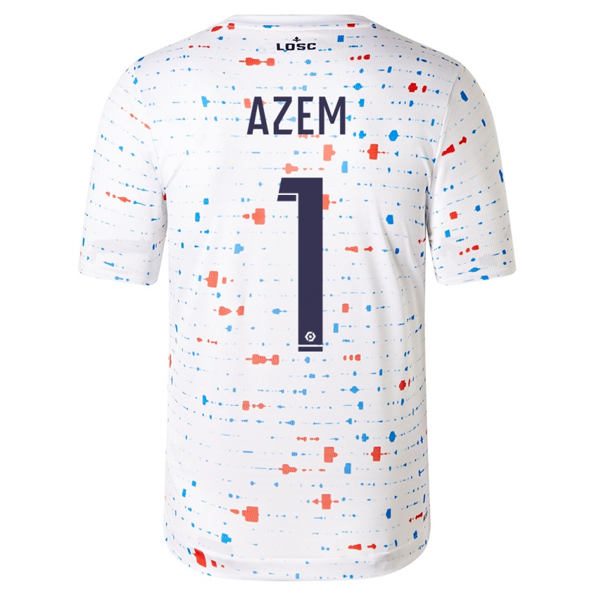 Kinder Floriane Azem #1 Weiß Auswärtstrikot Trikot 2023/24 T-Shirt Österreich