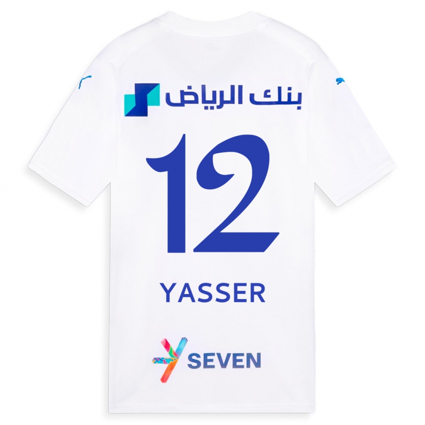 Kinder Yasser Al-Shahrani #12 Weiß Auswärtstrikot Trikot 2023/24 T-Shirt Österreich