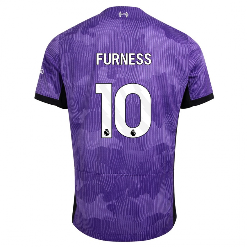 Kinder Rachel Furness #10 Lila Ausweichtrikot Trikot 2023/24 T-Shirt Österreich