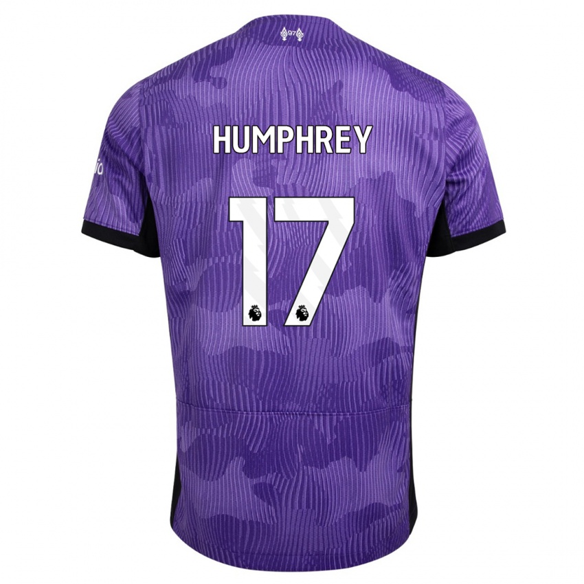 Kinder Carla Humphrey #17 Lila Ausweichtrikot Trikot 2023/24 T-Shirt Österreich