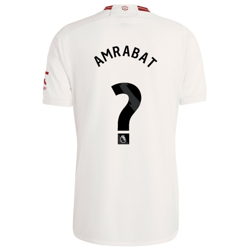 Kinder Sofyan Amrabat #0 Weiß Ausweichtrikot Trikot 2023/24 T-Shirt Österreich