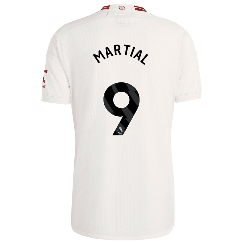 Kinder Anthony Martial #9 Weiß Ausweichtrikot Trikot 2023/24 T-Shirt Österreich