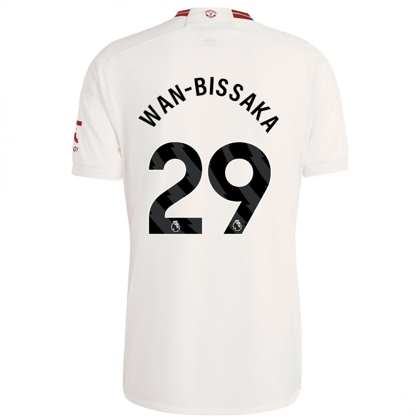 Kinder Aaron Wan-Bissaka #29 Weiß Ausweichtrikot Trikot 2023/24 T-Shirt Österreich