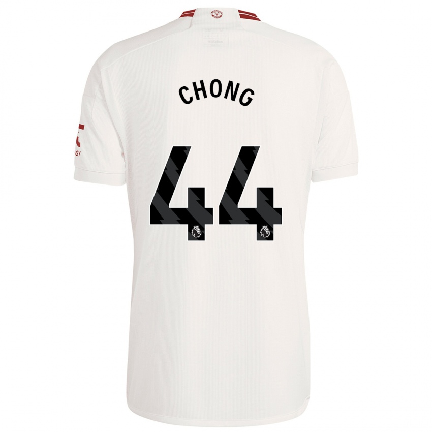 Kinder Tahith Chong #44 Weiß Ausweichtrikot Trikot 2023/24 T-Shirt Österreich