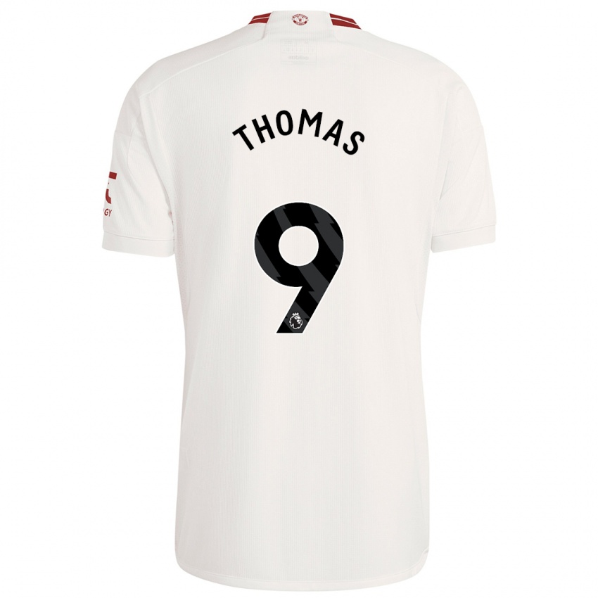 Kinder Martha Thomas #9 Weiß Ausweichtrikot Trikot 2023/24 T-Shirt Österreich