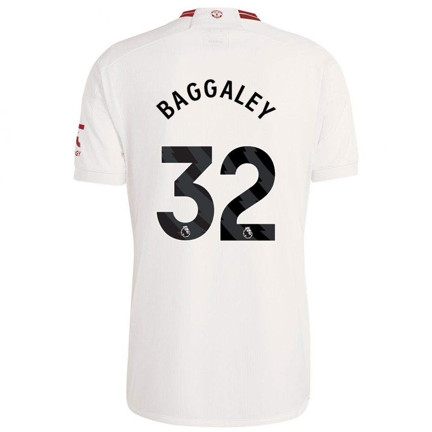 Kinder Sophie Baggaley #32 Weiß Ausweichtrikot Trikot 2023/24 T-Shirt Österreich