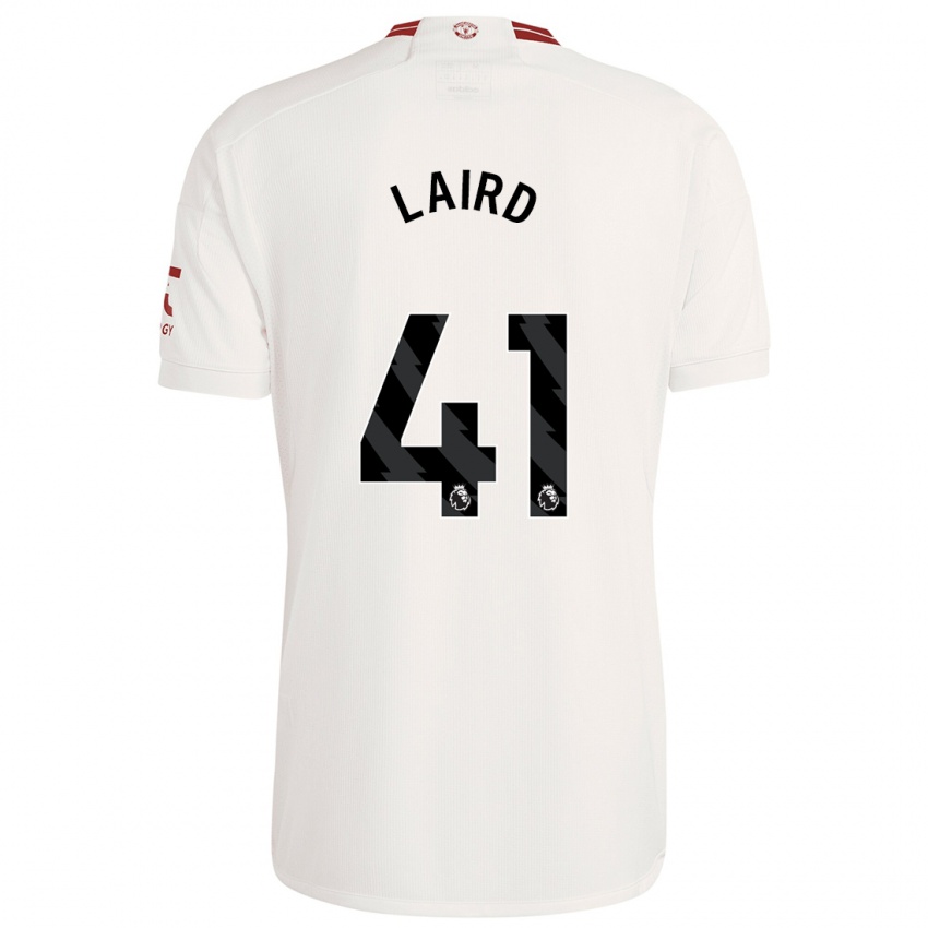 Kinder Ethan Laird #41 Weiß Ausweichtrikot Trikot 2023/24 T-Shirt Österreich