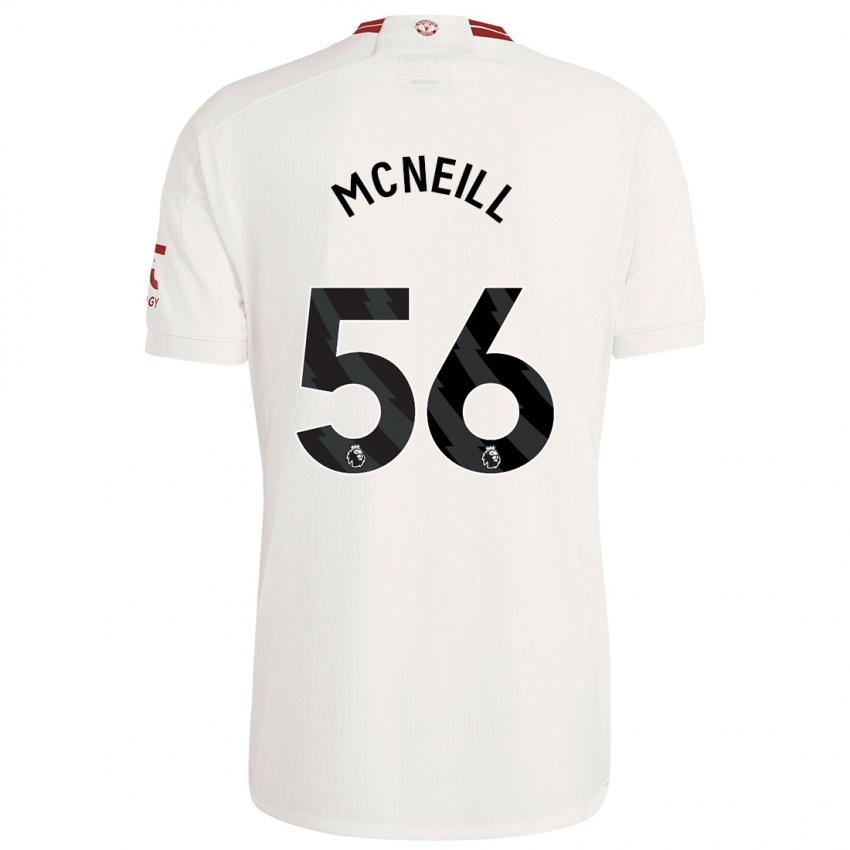 Kinder Charlie Mcneill #56 Weiß Ausweichtrikot Trikot 2023/24 T-Shirt Österreich