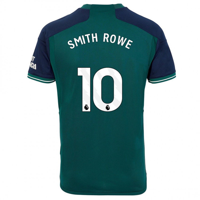 Kinder Emile Smith Rowe #10 Grün Ausweichtrikot Trikot 2023/24 T-Shirt Österreich