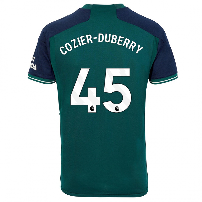 Kinder Amario Cozier-Duberry #45 Grün Ausweichtrikot Trikot 2023/24 T-Shirt Österreich