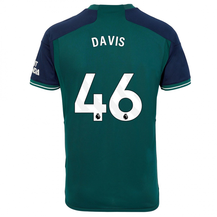 Kinder Timi Davis #46 Grün Ausweichtrikot Trikot 2023/24 T-Shirt Österreich