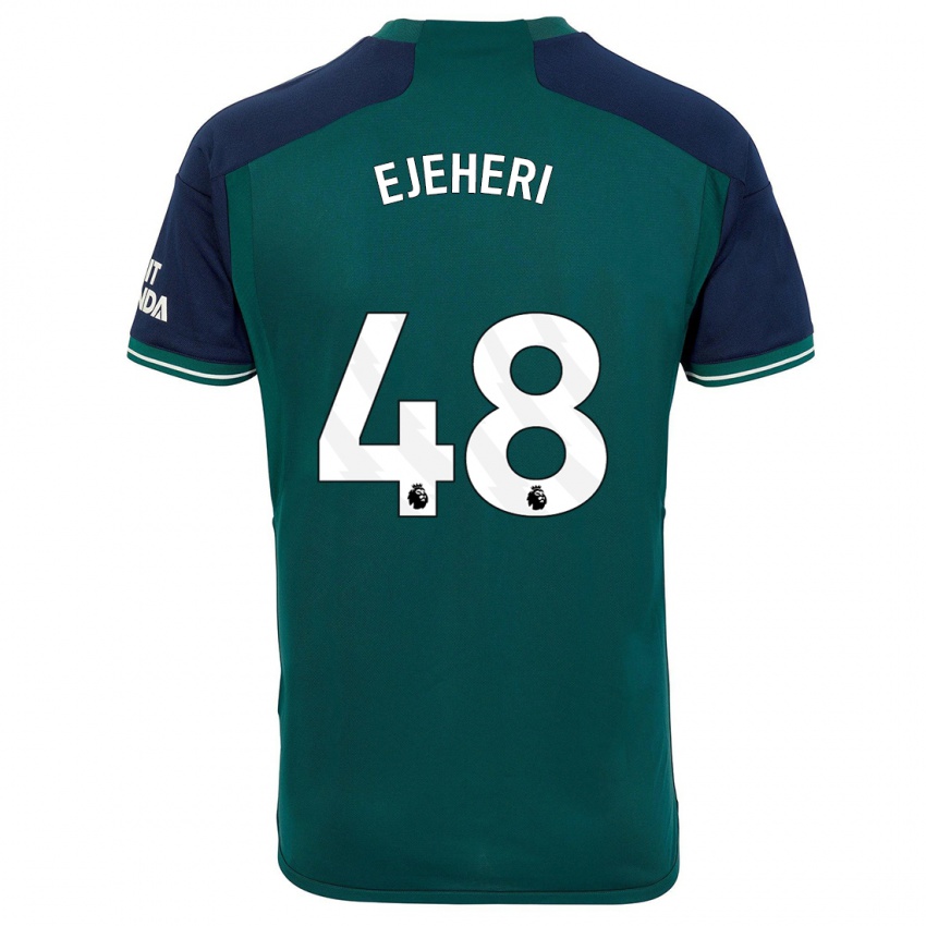 Kinder Ovie Ejeheri #48 Grün Ausweichtrikot Trikot 2023/24 T-Shirt Österreich