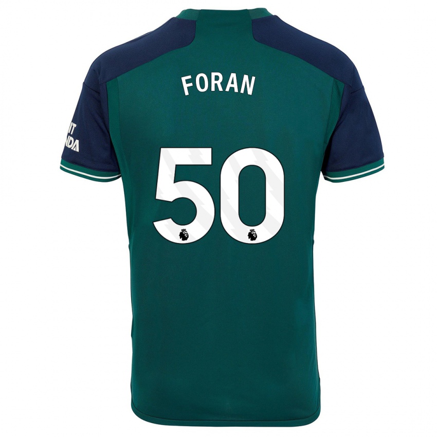 Kinder Taylor Foran #50 Grün Ausweichtrikot Trikot 2023/24 T-Shirt Österreich