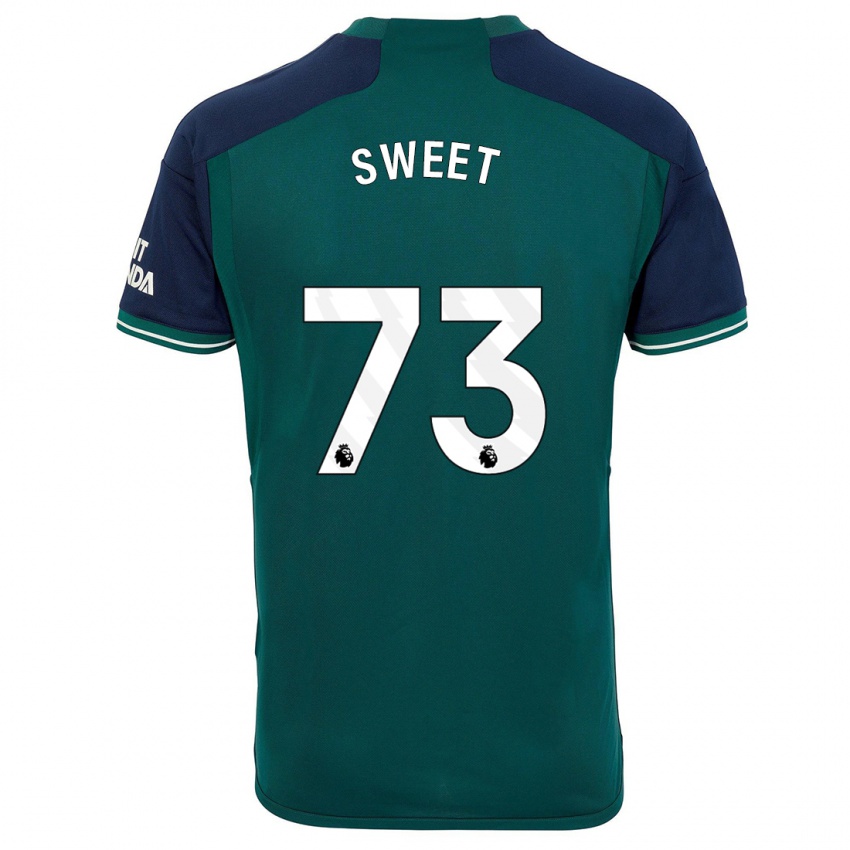 Kinder James Sweet #73 Grün Ausweichtrikot Trikot 2023/24 T-Shirt Österreich