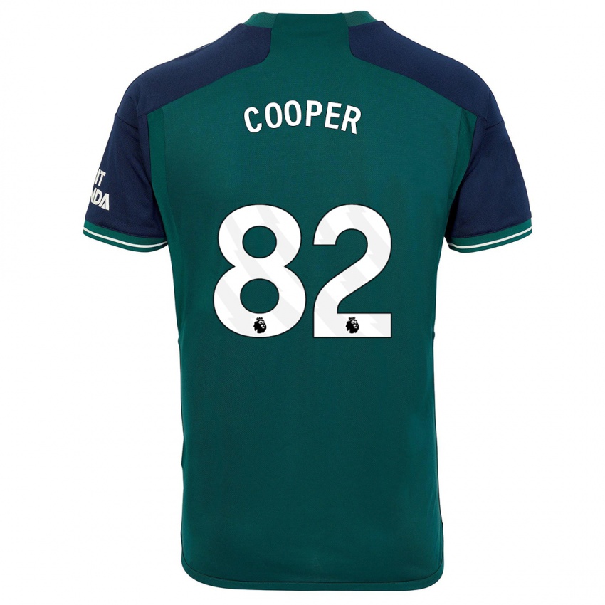 Kinder Noah Cooper #82 Grün Ausweichtrikot Trikot 2023/24 T-Shirt Österreich