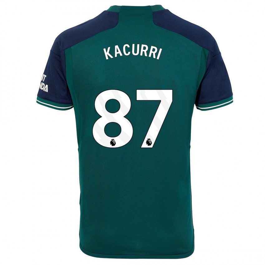 Kinder Maldini Kacurri #87 Grün Ausweichtrikot Trikot 2023/24 T-Shirt Österreich