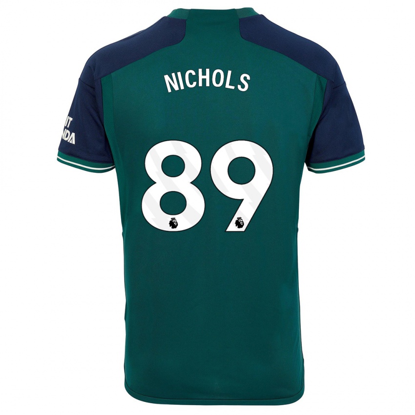 Kinder Josh Nichols #89 Grün Ausweichtrikot Trikot 2023/24 T-Shirt Österreich