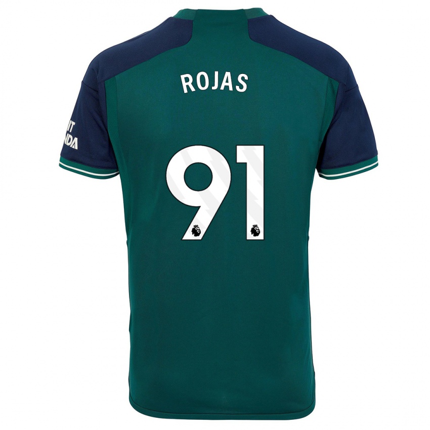 Kinder Alexei Rojas #91 Grün Ausweichtrikot Trikot 2023/24 T-Shirt Österreich