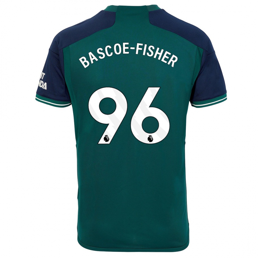 Kinder Jakai Bascoe-Fisher #96 Grün Ausweichtrikot Trikot 2023/24 T-Shirt Österreich