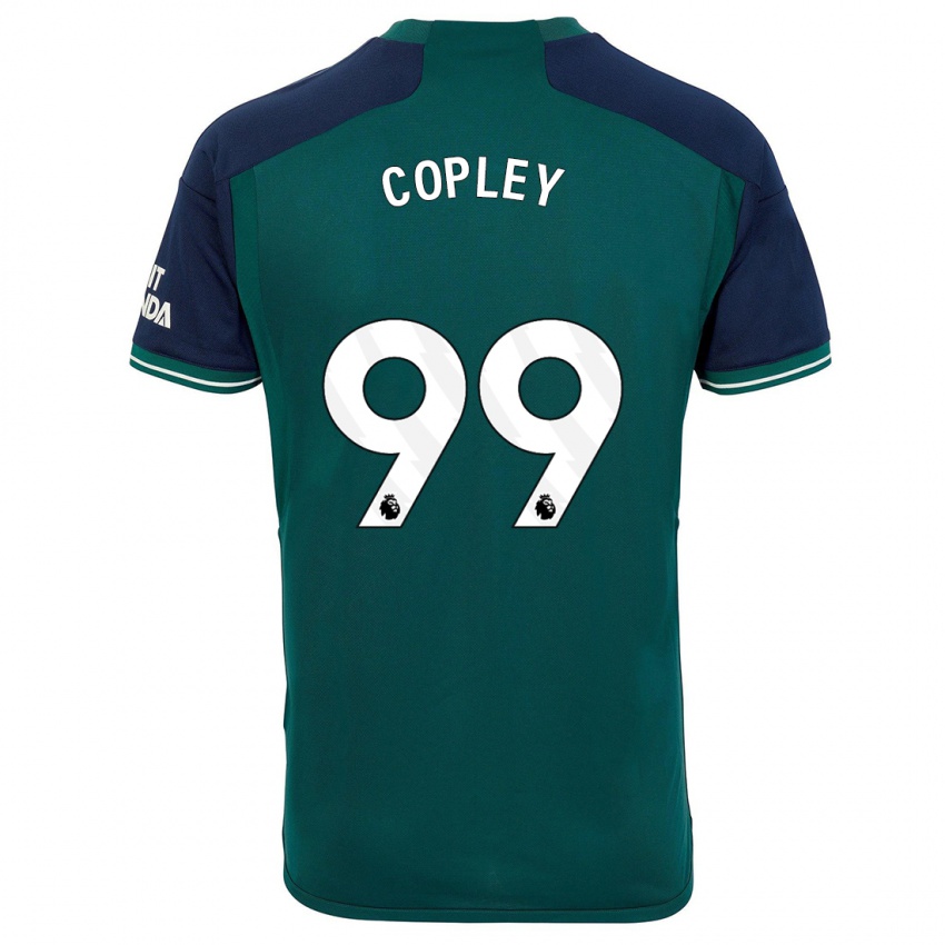 Kinder Louie Copley #99 Grün Ausweichtrikot Trikot 2023/24 T-Shirt Österreich