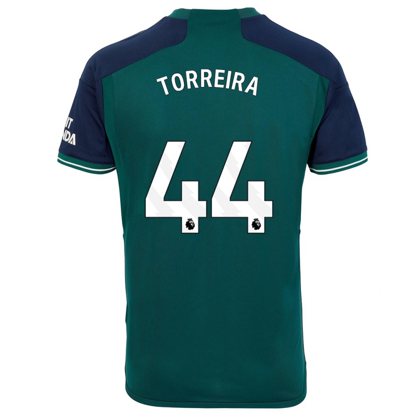 Kinder Lucas Torreira #44 Grün Ausweichtrikot Trikot 2023/24 T-Shirt Österreich