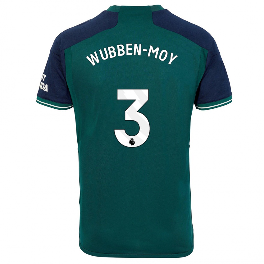 Kinder Lotte Wubben-Moy #3 Grün Ausweichtrikot Trikot 2023/24 T-Shirt Österreich