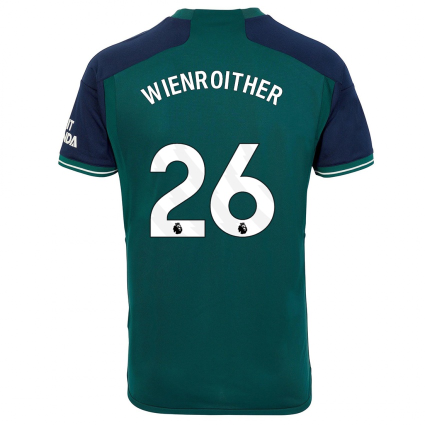 Kinder Laura Wienroither #26 Grün Ausweichtrikot Trikot 2023/24 T-Shirt Österreich