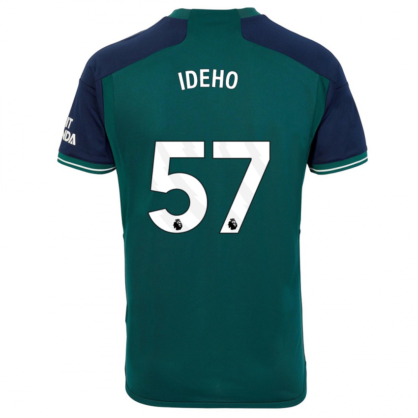 Kinder Joel Ideho #57 Grün Ausweichtrikot Trikot 2023/24 T-Shirt Österreich