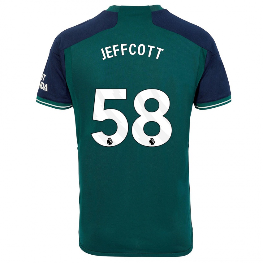 Kinder Henry Jeffcott #58 Grün Ausweichtrikot Trikot 2023/24 T-Shirt Österreich