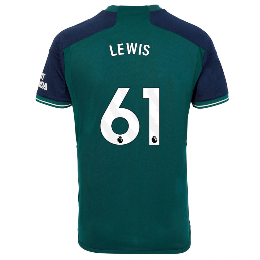 Kinder George Lewis #61 Grün Ausweichtrikot Trikot 2023/24 T-Shirt Österreich