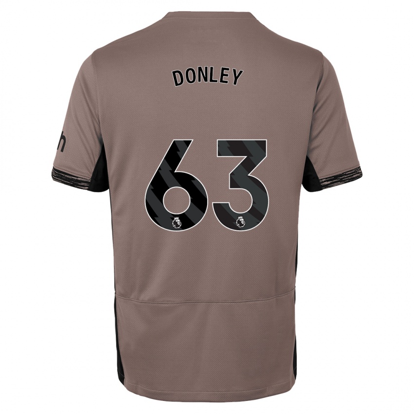 Kinder Jamie Donley #63 Dunkelbeige Ausweichtrikot Trikot 2023/24 T-Shirt Österreich