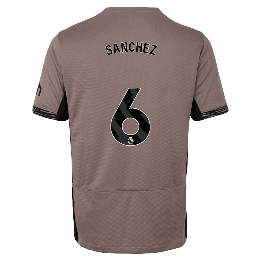 Kinder Davinson Sanchez #6 Dunkelbeige Ausweichtrikot Trikot 2023/24 T-Shirt Österreich