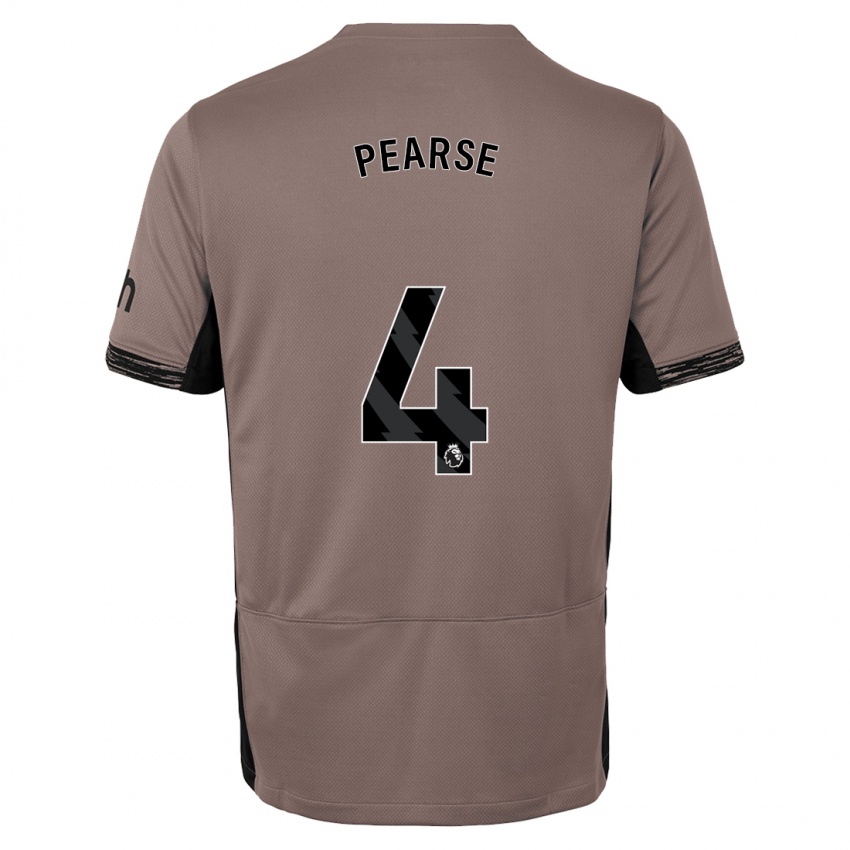 Kinder Gracie Pearse #4 Dunkelbeige Ausweichtrikot Trikot 2023/24 T-Shirt Österreich