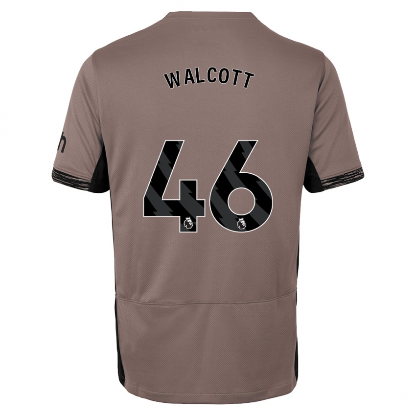 Kinder Malachi Fagan Walcott #46 Dunkelbeige Ausweichtrikot Trikot 2023/24 T-Shirt Österreich