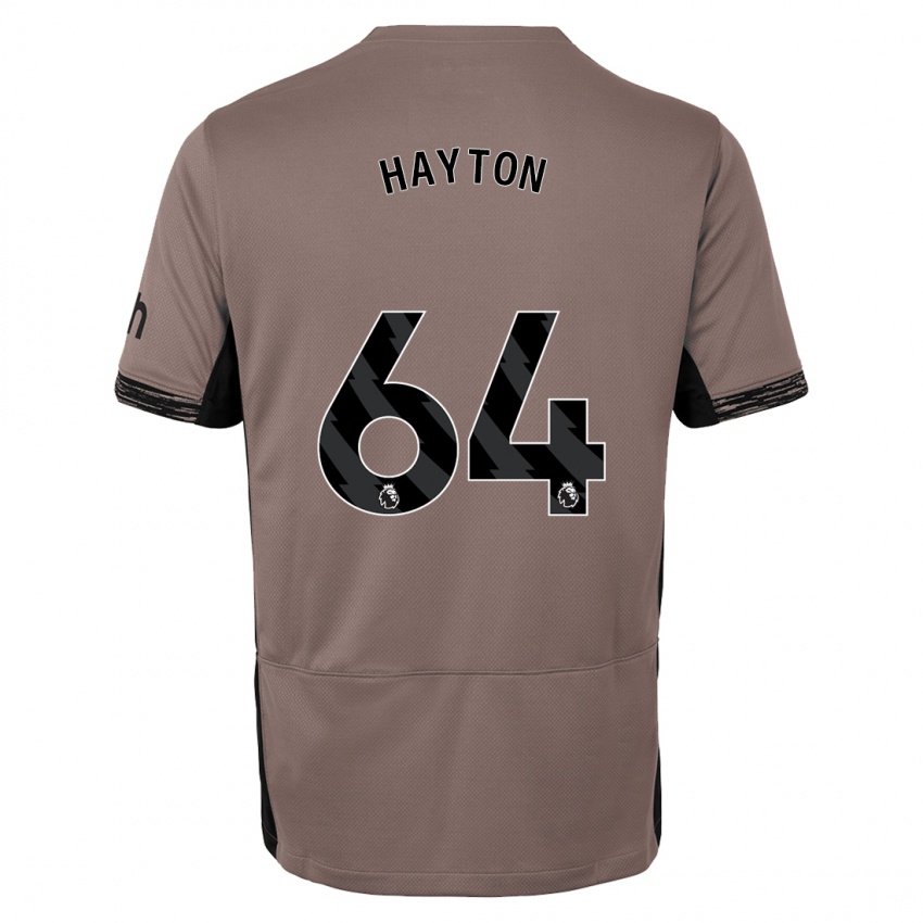 Kinder Adam Hayton #64 Dunkelbeige Ausweichtrikot Trikot 2023/24 T-Shirt Österreich