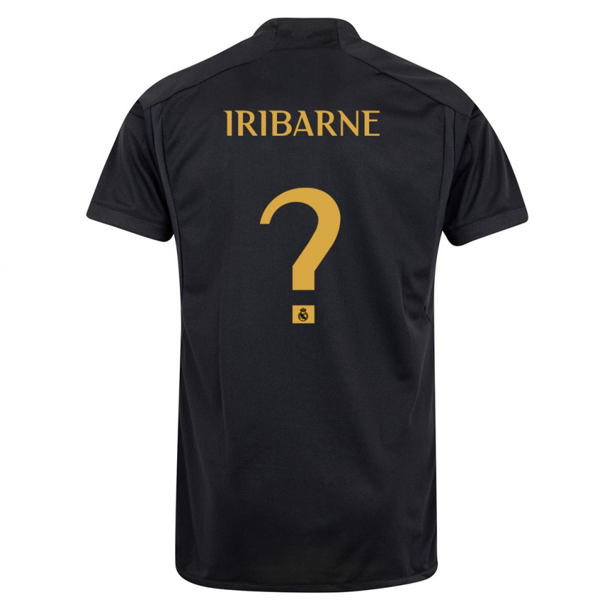 Kinder Bruno Iribarne #0 Schwarz Ausweichtrikot Trikot 2023/24 T-Shirt Österreich