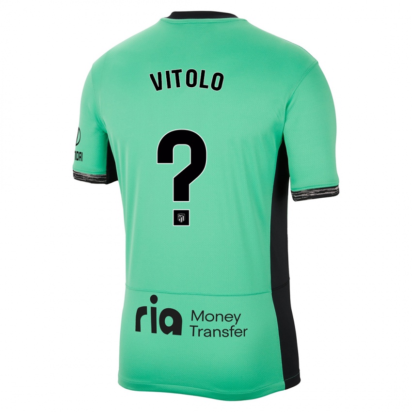 Kinder Vitolo #0 Frühlingsgrün Ausweichtrikot Trikot 2023/24 T-Shirt Österreich