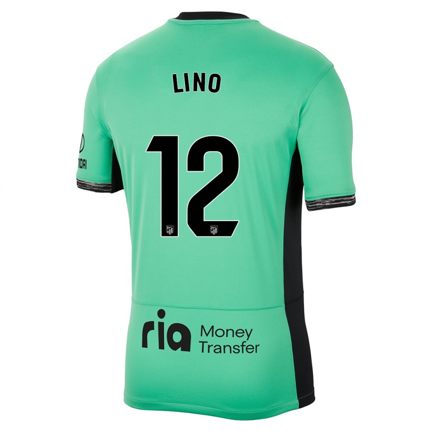 Kinder Samuel Lino #12 Frühlingsgrün Ausweichtrikot Trikot 2023/24 T-Shirt Österreich