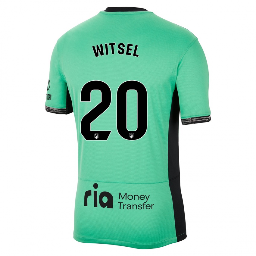 Kinder Axel Witsel #20 Frühlingsgrün Ausweichtrikot Trikot 2023/24 T-Shirt Österreich