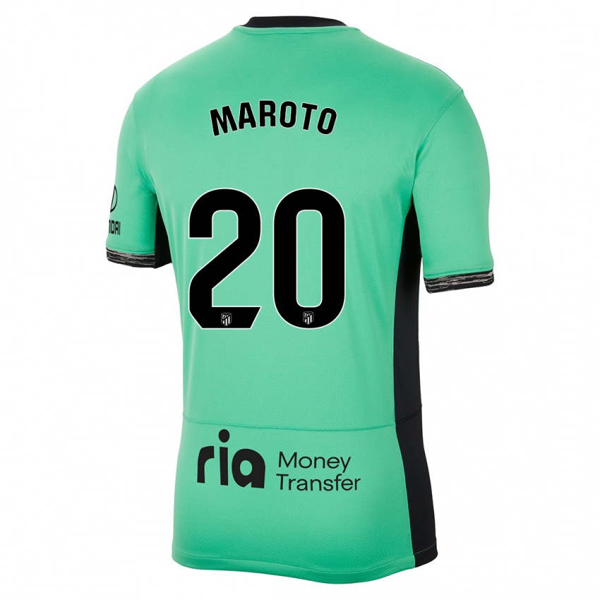 Kinder Mario Maroto #20 Frühlingsgrün Ausweichtrikot Trikot 2023/24 T-Shirt Österreich