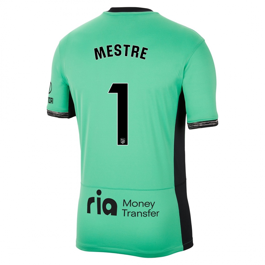 Kinder Sergio Mestre #1 Frühlingsgrün Ausweichtrikot Trikot 2023/24 T-Shirt Österreich