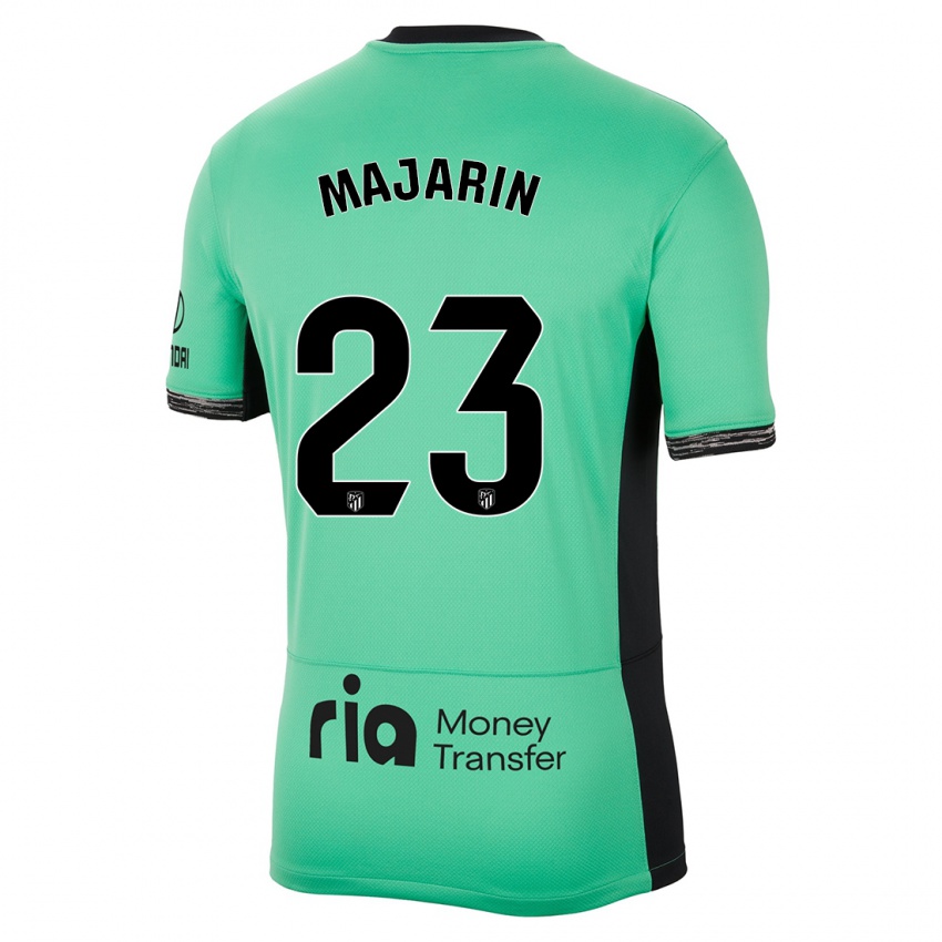 Kinder Sonia Majarin #23 Frühlingsgrün Ausweichtrikot Trikot 2023/24 T-Shirt Österreich