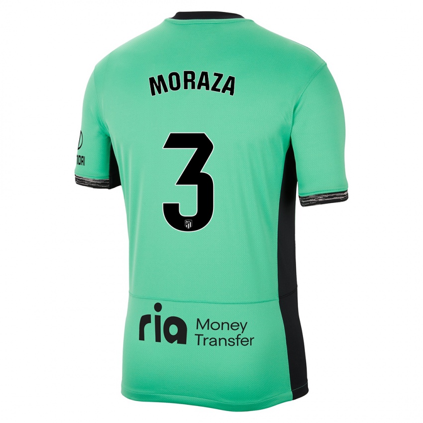 Kinder Ainhoa Moraza #3 Frühlingsgrün Ausweichtrikot Trikot 2023/24 T-Shirt Österreich