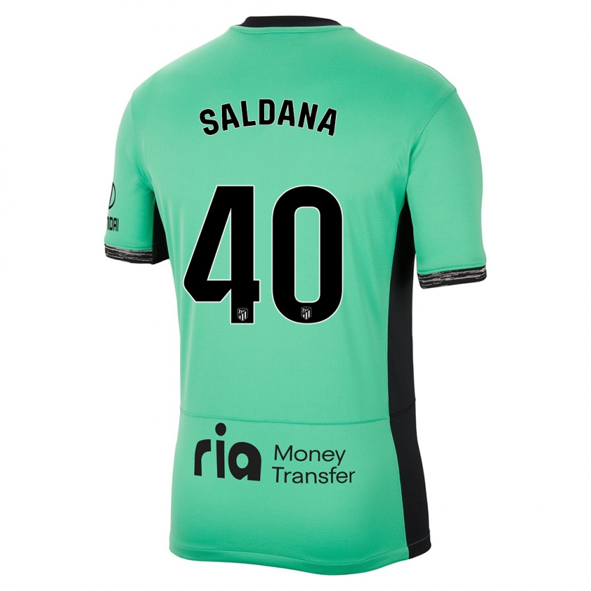 Kinder Jose Saldana #40 Frühlingsgrün Ausweichtrikot Trikot 2023/24 T-Shirt Österreich