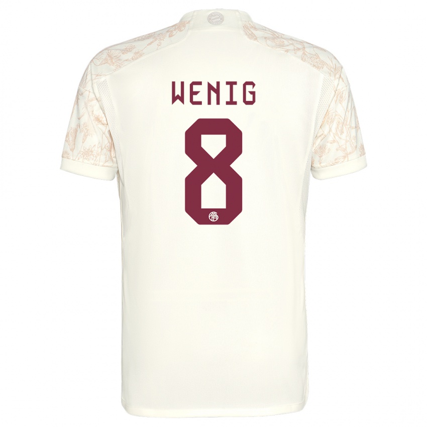 Kinder Marcel Wenig #8 Cremefarben Ausweichtrikot Trikot 2023/24 T-Shirt Österreich